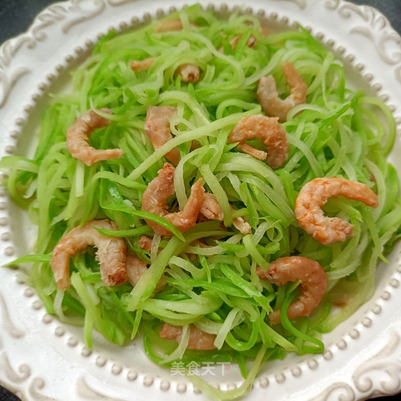 海米炒佛脚瓜的做法