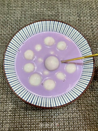 芋泥牛乳汤圆的做法步调：11