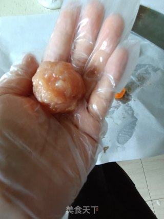 咸蛋黄珍珠丸子的做法步调：4