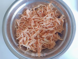 低脂整食鸡胸肉干丝的做法步调：7