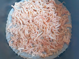 低脂整食鸡胸肉干丝的做法步调：8