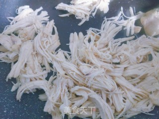 低脂整食鸡胸肉干丝的做法步调：2