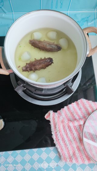 海参捞饭的做法步调：2