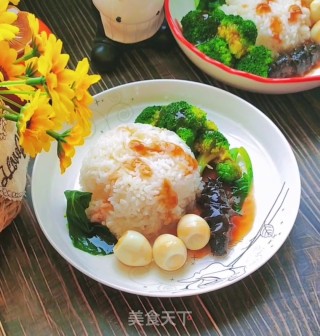 海参捞饭的做法步调：9
