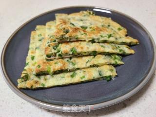 明月草小葱鸡蛋煎饼的做法步调：8