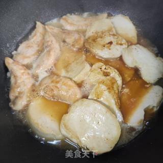 鸡胸肉烧素鸡的做法步调：4