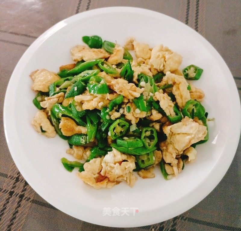 春葵炒鸡蛋的做法
