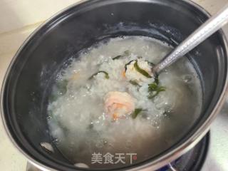 紫苏虾仁粥的做法步调：10