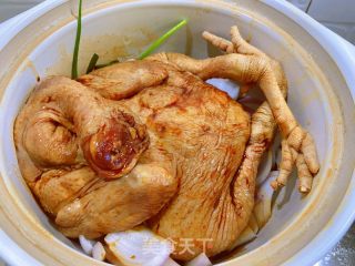 奥我良爆汁鸡的做法步调：4