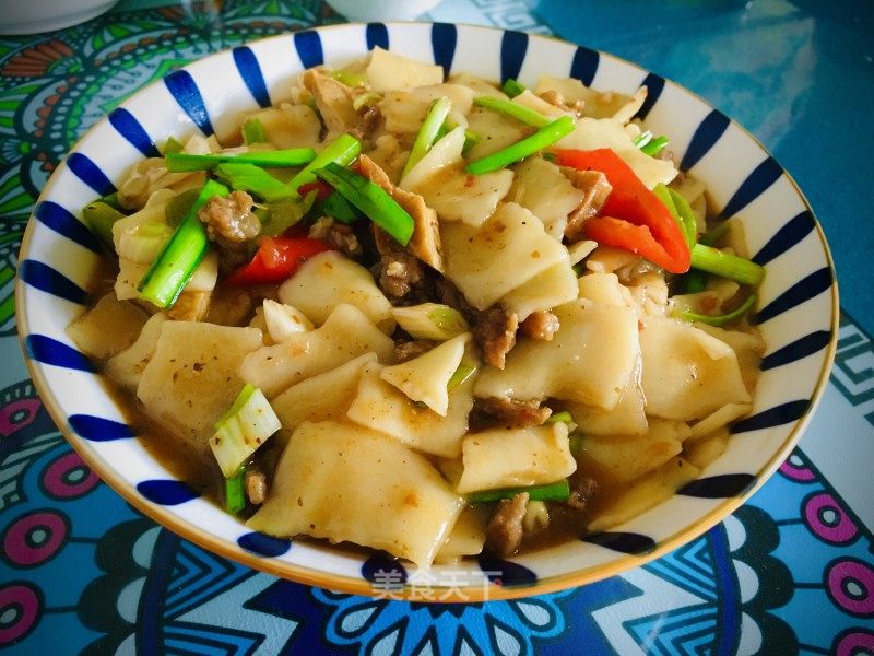 牛肉炒里片的做法