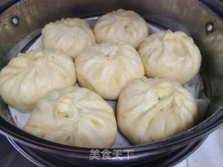 蒜蓉北瓜馅包子的做法步调：9