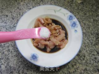 鸡胸肉炒藊豆的做法步调：4