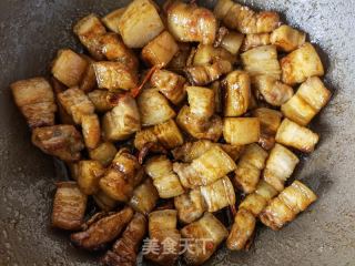 白烧肉炖土豆豆腐串的做法步调：12