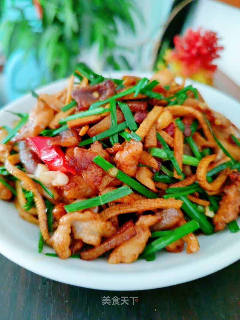 千张丝炒肉的做法