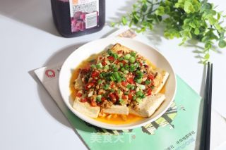 剁椒蒸老豆腐的做法步调：8