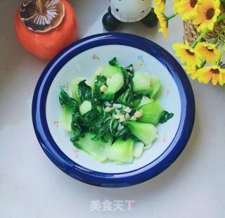 蒜喷鼻油菜的做法步调：8