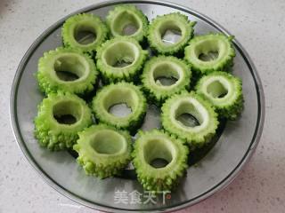 苦瓜酿肉的做法步调：12