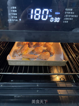 菠萝烤翅的做法步调：7