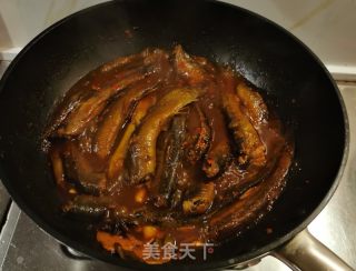 酱焖泥鳅的做法步调：12