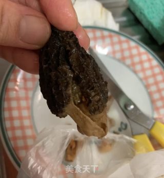 蝦滑釀羊肚菌的做法步调：3