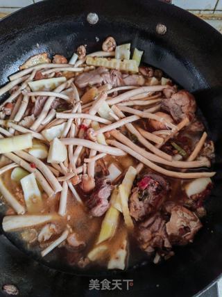笋子豇豆烧鸡的做法步调：9