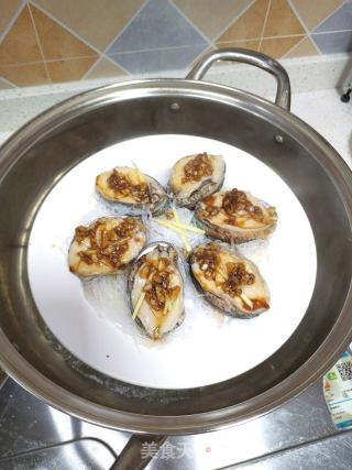 鲍鱼蒸粉丝的做法步调：8