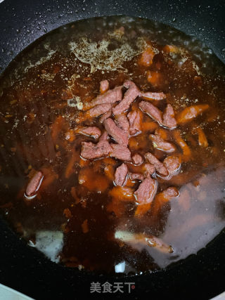 豆花牛肉的做法步调：9