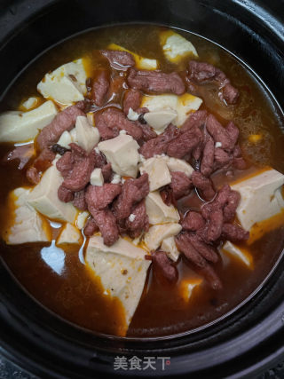 豆花牛肉的做法步调：12