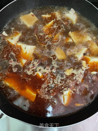 豆花牛肉的做法步调：11