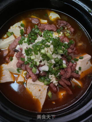 豆花牛肉的做法步调：14