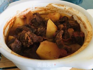沙锅土豆炖牛肉的做法步调：8