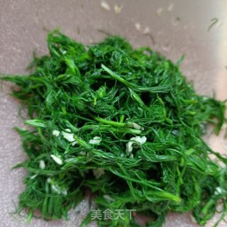 蒜泥毛蓬菜的做法步调：8