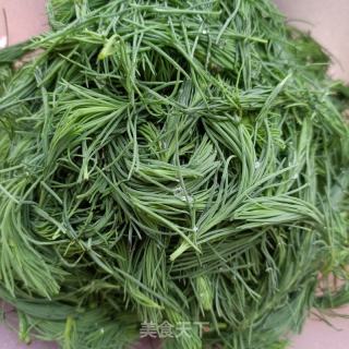 蒜泥毛蓬菜的做法步调：1