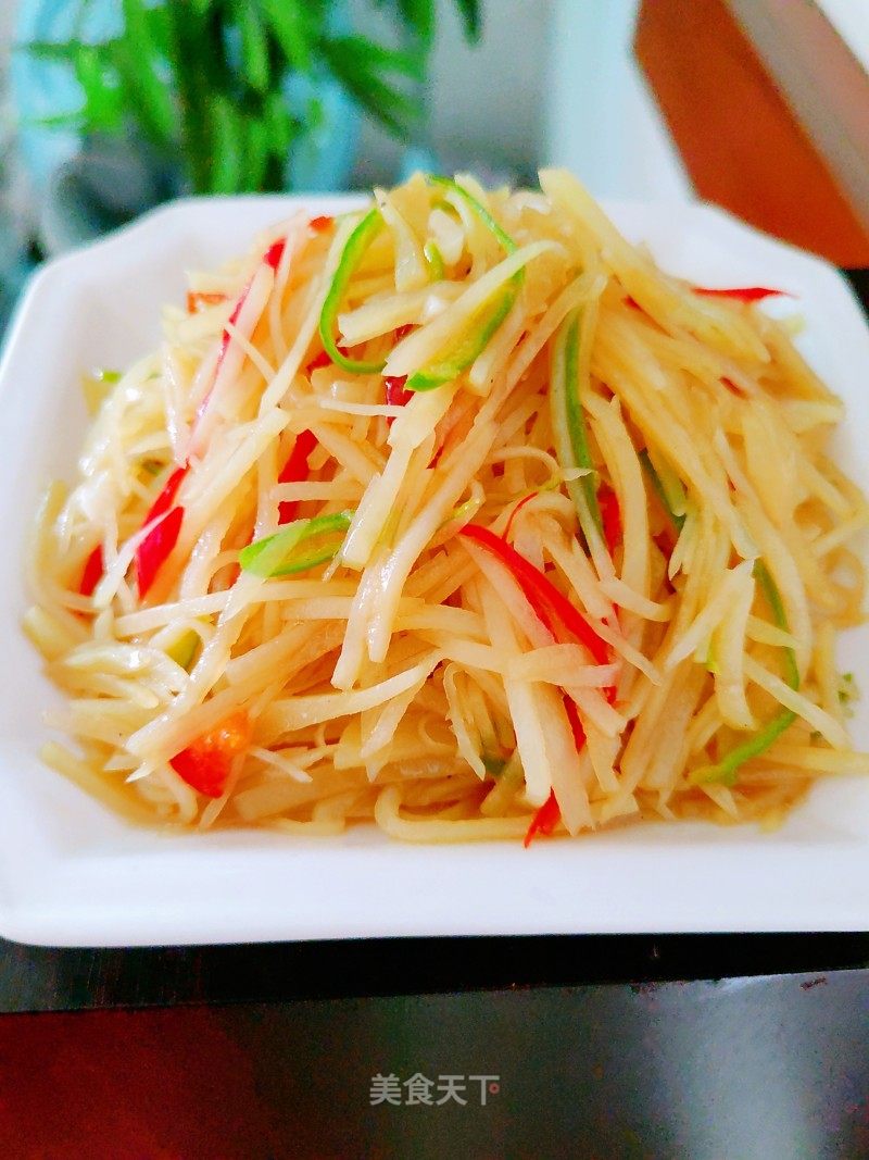 酸辣土豆丝的做法