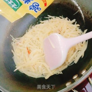 醋溜土豆丝的做法步调：8