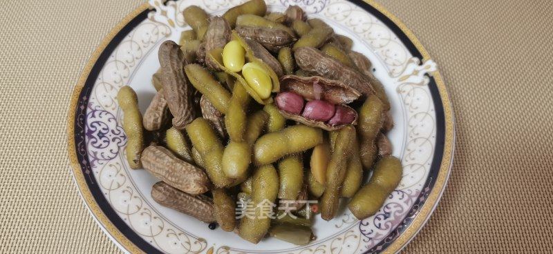 五喷鼻毛豆花死的做法