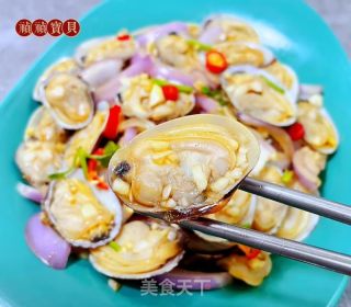 圆葱凉拌蚬子的做法步调：13