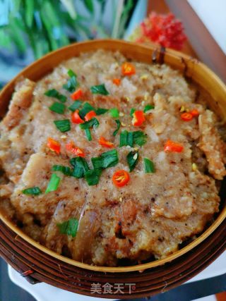 粉蒸肉的做法步调：11