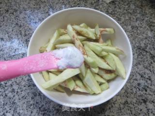 鸡胸肉炒茄子的做法步调：7