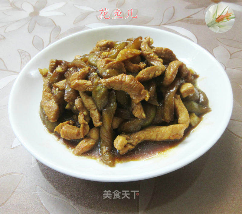 鸡胸肉炒茄子的做法