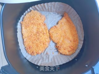 氛围炸锅烤鸡排的做法步调：9