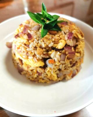 黄花菜蛋炒饭的做法步调：10