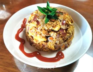 黄花菜蛋炒饭的做法步调：11