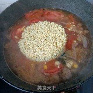 番茄牛肉煮泡里的做法步调：8