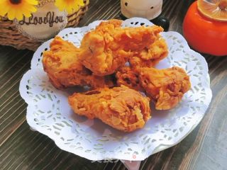坚皮炸鸡翅根的做法步调：10