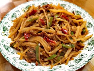 土豆丝炒肉的做法步调：10