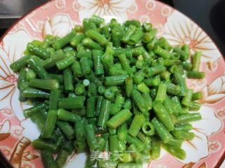 麻油拌豇豆的做法步调：5