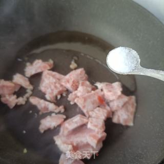 肉沫炒皱皮椒的做法步调：5