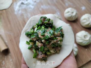 韭菜猪肉死煎包的做法步调：7