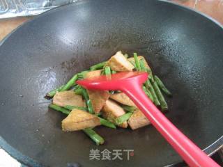臭豆腐烧四时豆的做法步调：10